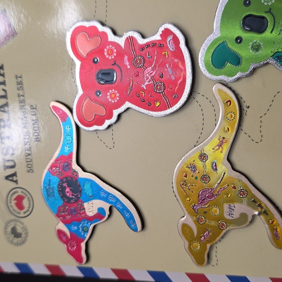 6pcs AUSTRALIA kangaroo & Koala Fridge Magnet Set - Picture 3 of 3